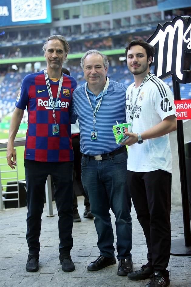 Luis Azcárraga, Ricardo Gracida y Ricardo Gracida