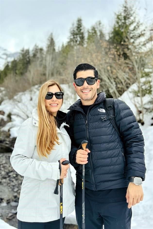 Diana González Barberi y Yonathan Velázquez en Interlaken, Suiza