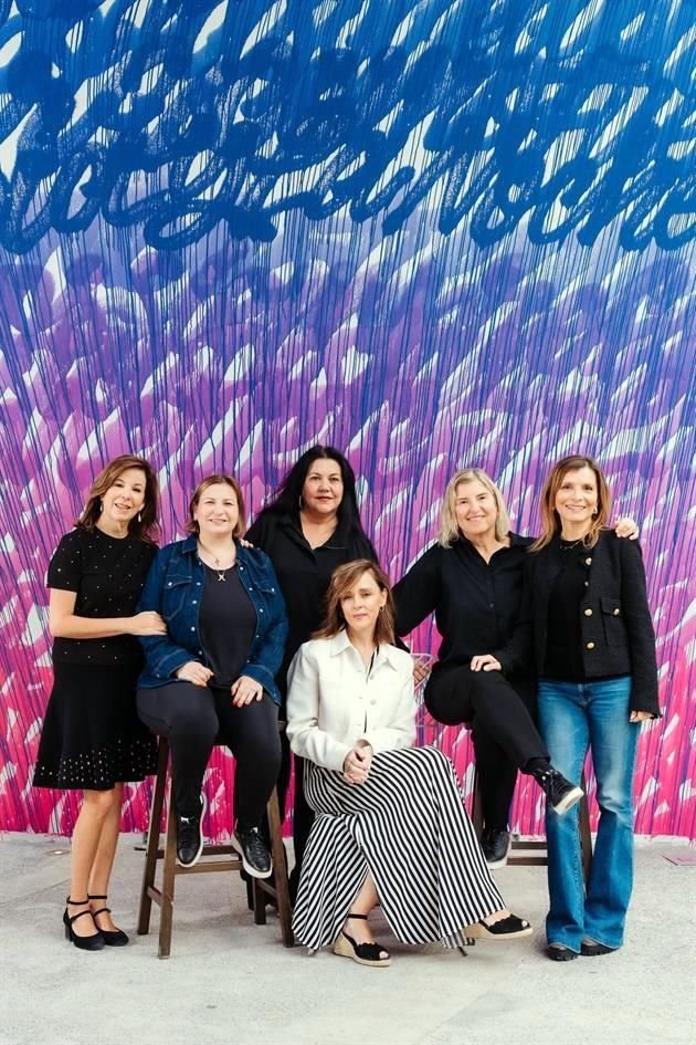 Gaby Cantú, Mara Sepúlveda, Marcela González, Marcela Odriozola, Marcela Rodríguez y Fernanda de la Garza