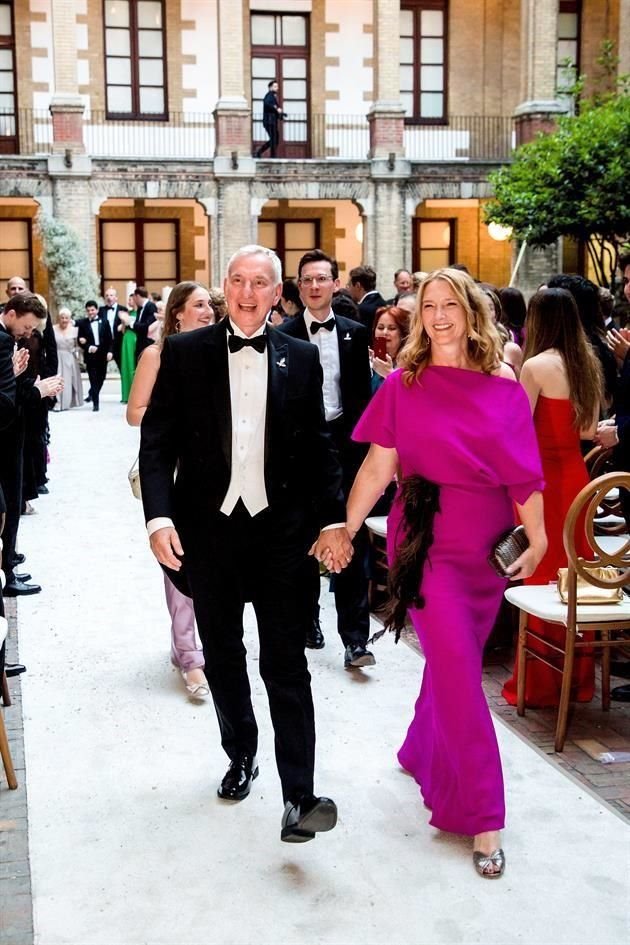 PAPÁS DEL NOVIO. Cornelius Everke y Alexandra Everke