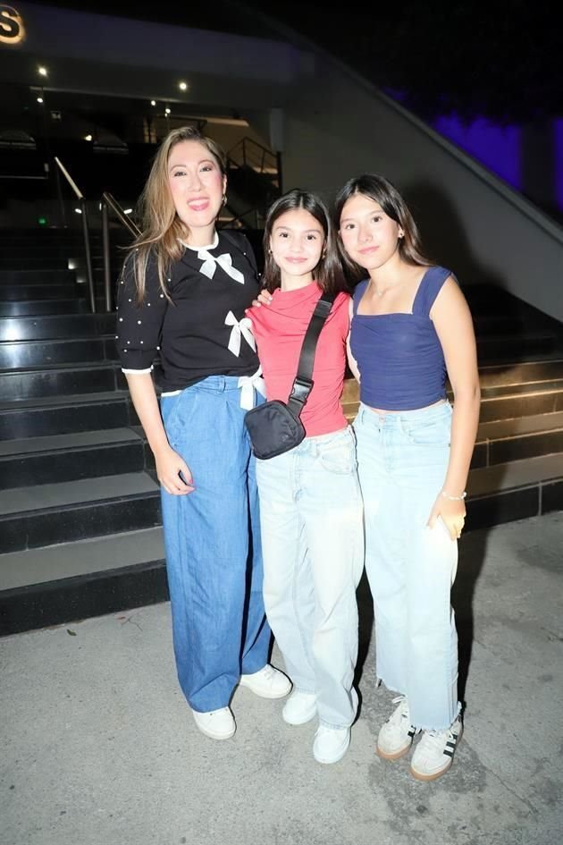 Rebeca Molano, Luciana García y Milana Treviño
