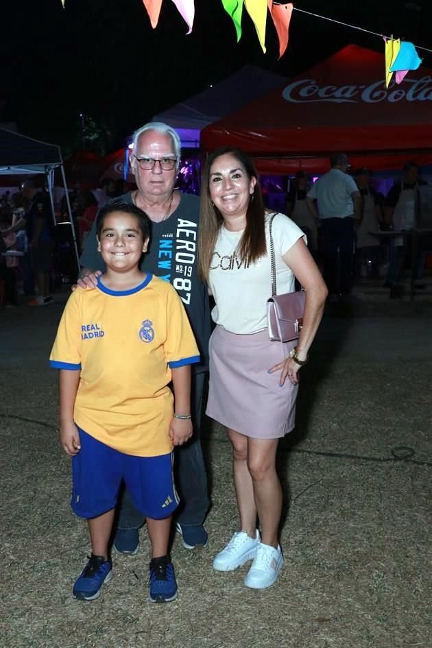 Manuel Maldonado, Blanquis Maldonado y Eugenio Juárez