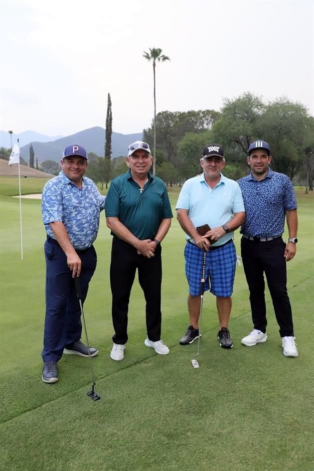 Gustavo Valdés, Jorge Luis Hinojosa, Manuel González y David Valdés