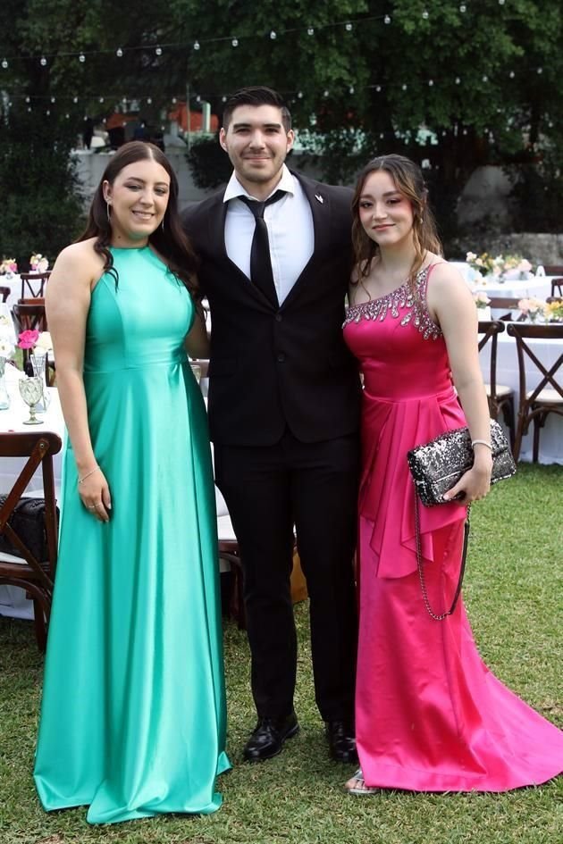 Verónica Fernández, Gil Cantú y Miranda Garza