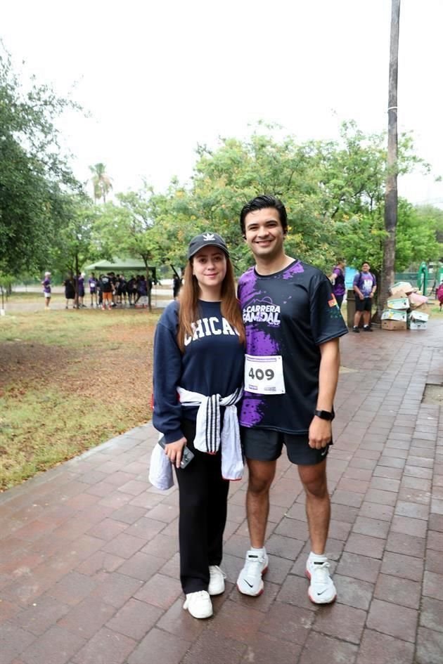 Pamela de la Garza y Pablo Martínez Haro