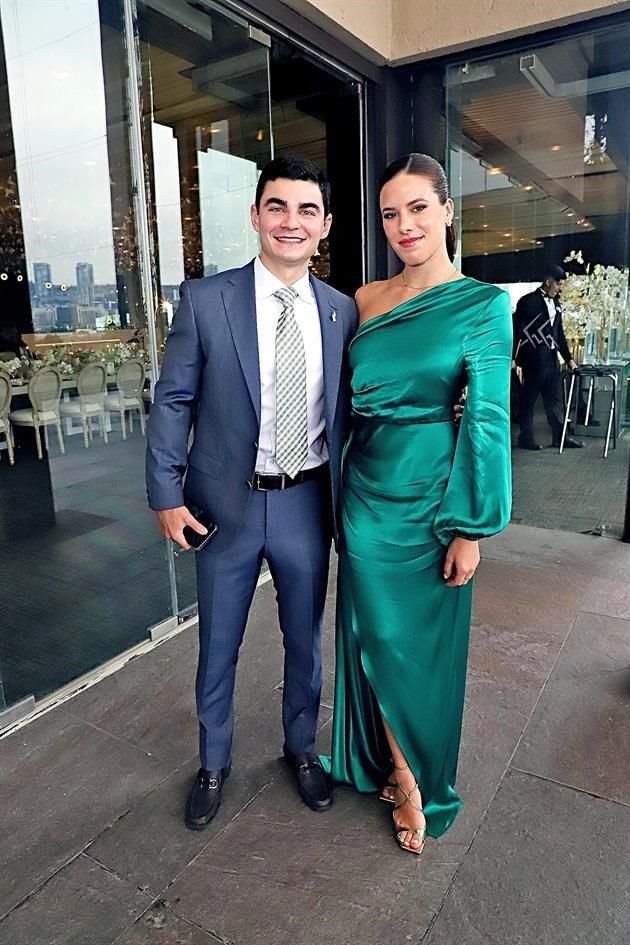Darío Martínez y Florencia Calderón