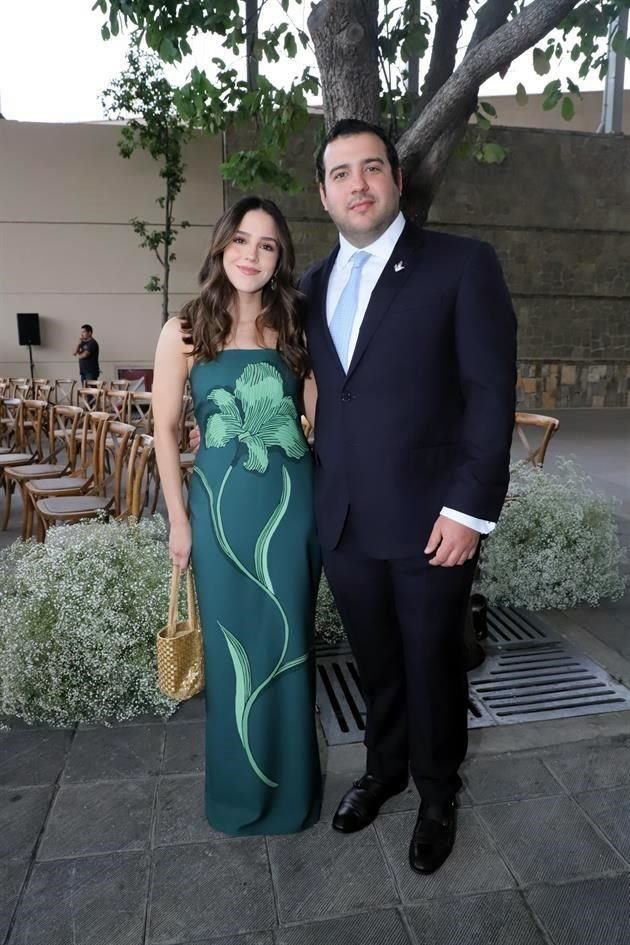 Fernanda Alcalde y Pablo Garza