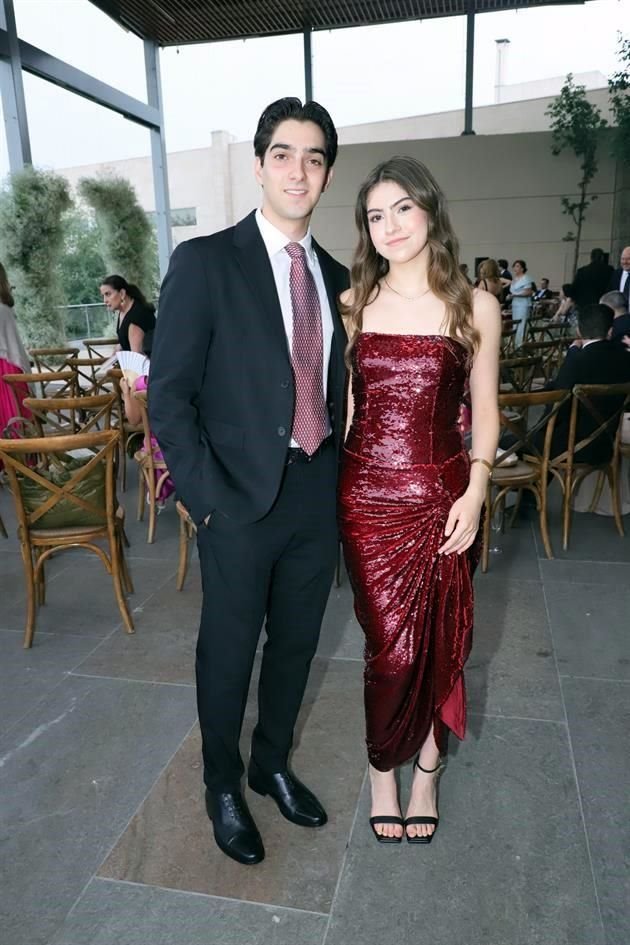 Carlos Villanueva y Andrea Zambrano