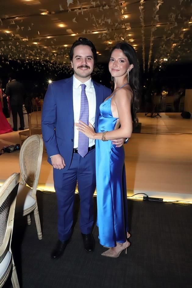 David Morales y Paulina Chapa