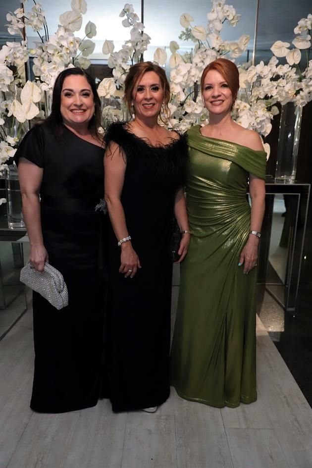 Laura García, Edith Garza y María Teresa Salazar