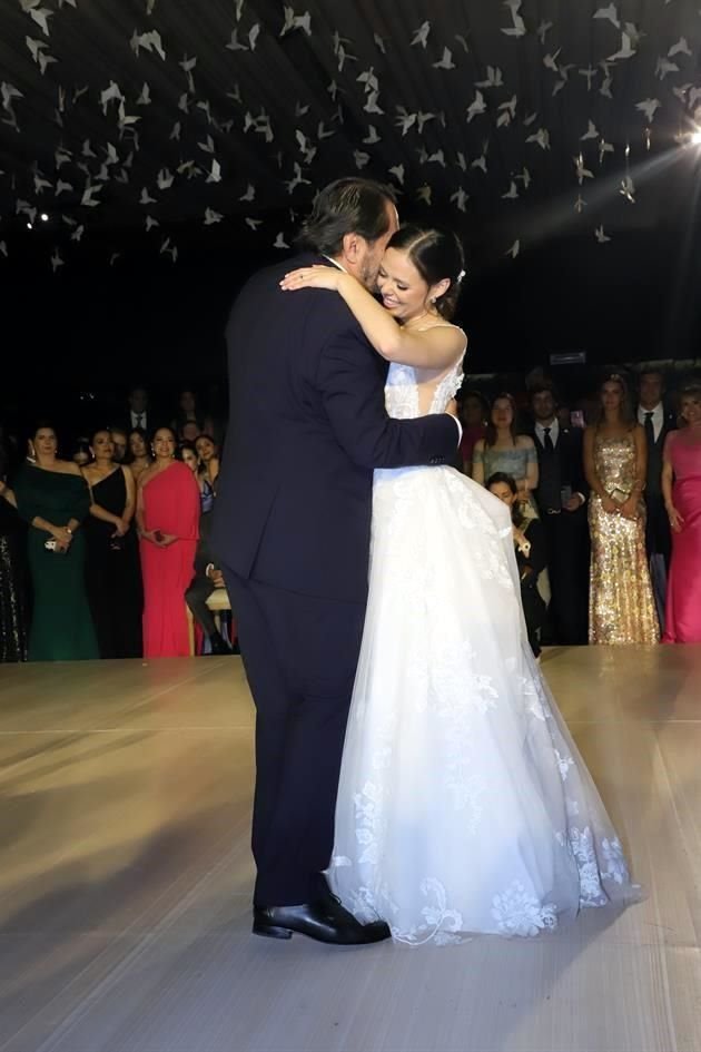 La novia con su papá, Eduardo Williams Tancredi