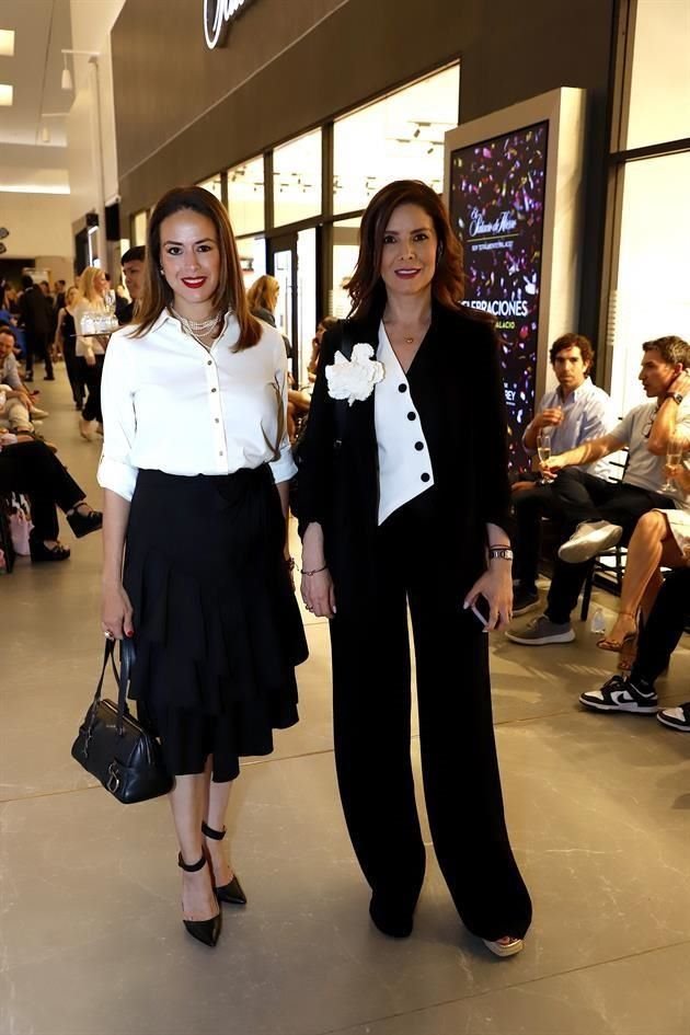 Mirila López de Martínez y Mónica Martínez de De La Garza