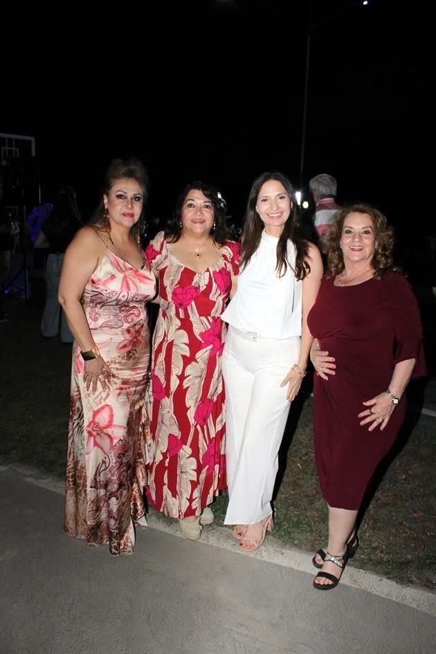 Yuli Rodríguez, Alma Lauria, Nydia Rentería y Esther Padilla
