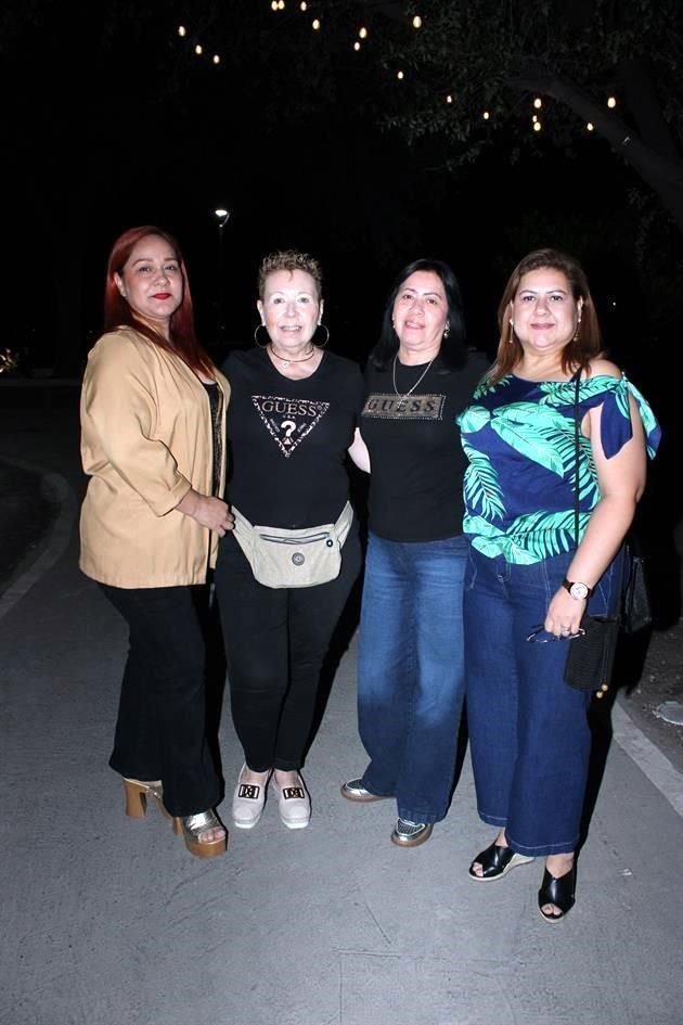 Any Reyes, Magda Maldonado, Marichu Almanza y Norma Gutiérrez