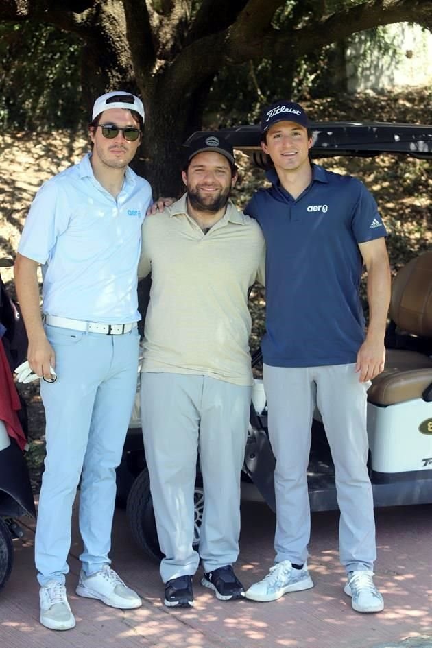 René Martínez, Juan Pablo González y Eugenio Odriozola