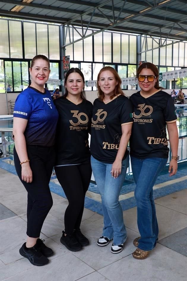 Judith Silva, Aideé González, Sonia Jiménezs y Monse Farías