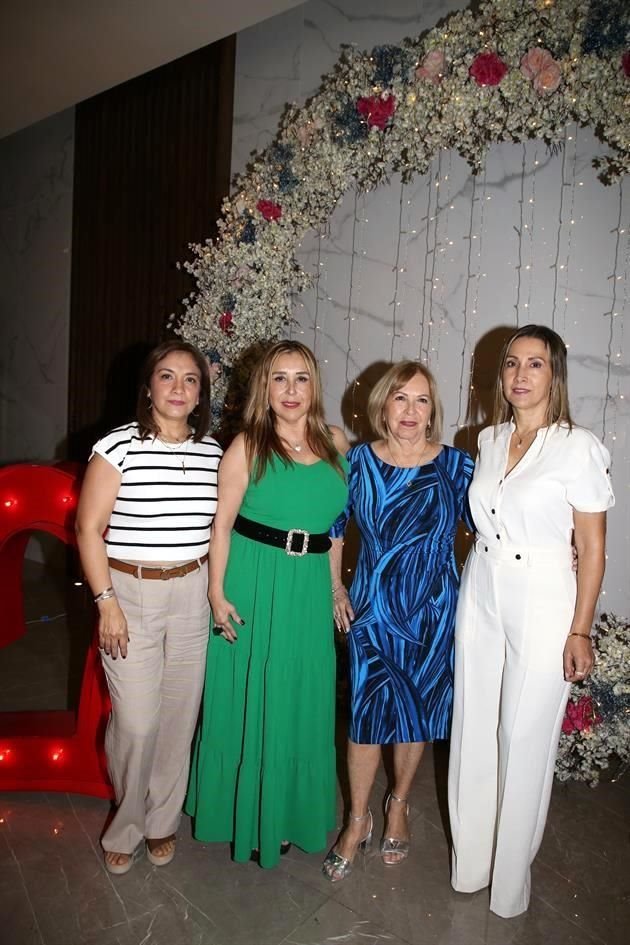 Mayra Rodríguez, Rebeca Gómez, Doris Alanís y Rosy Sauceda