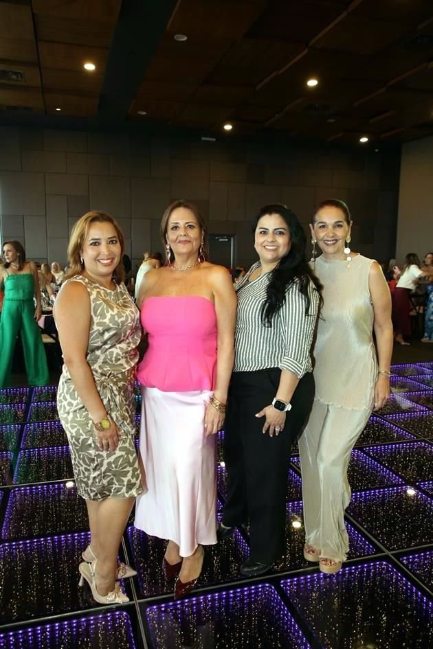 Cindy Chavarría, Nora de la Garza, Lety Treviño de Ponce y Bárbara Garza
