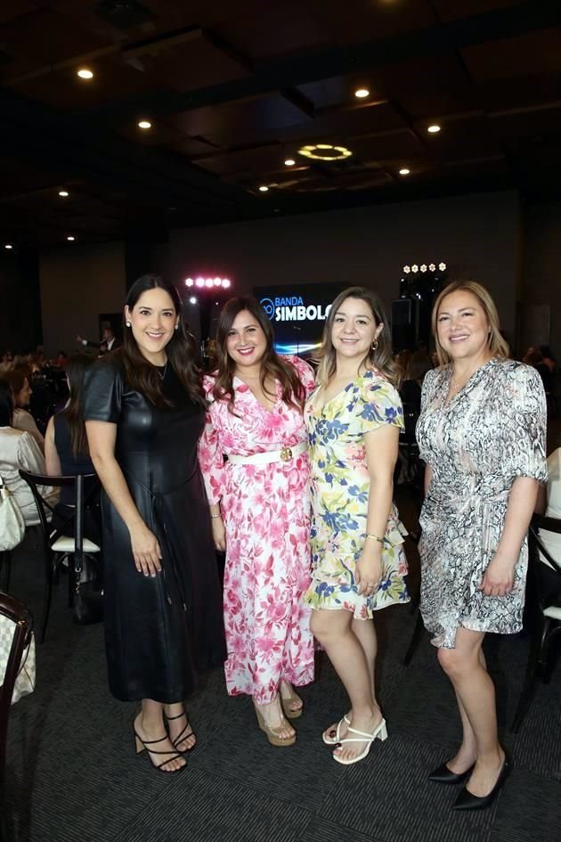 Vidaly Garza de Villarreal, Anahí Villavicencio, Claudia Tavera y Myriam Huerta García