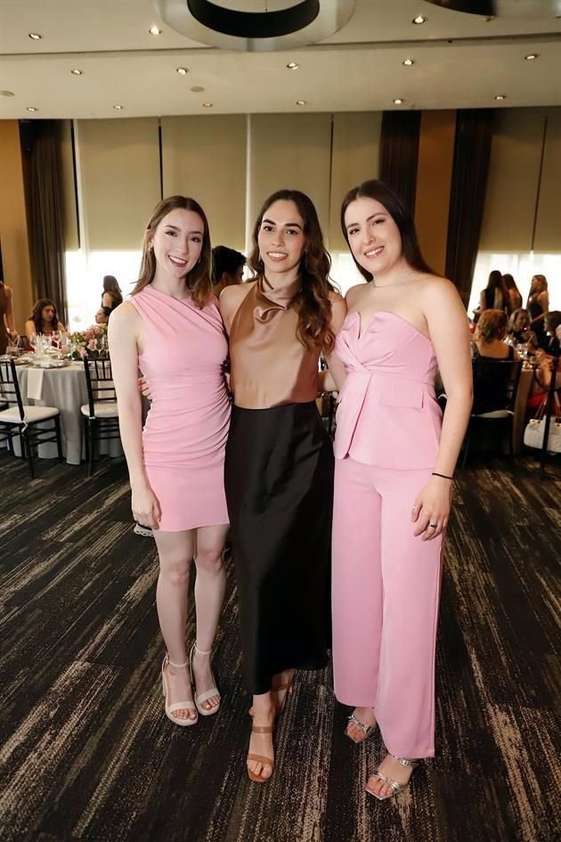 Sofía Rodríguez, Valeria de la Garza y Regina García