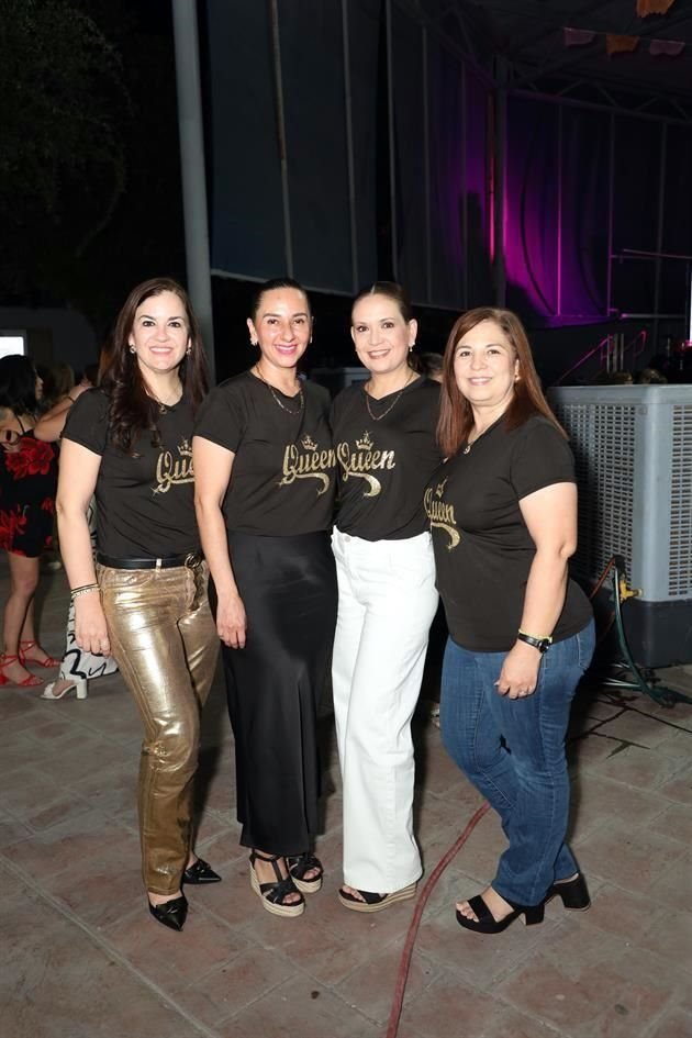 Daniela Elizondo, Karla Garza, Evelyn Rodríguez y Laura Garza
