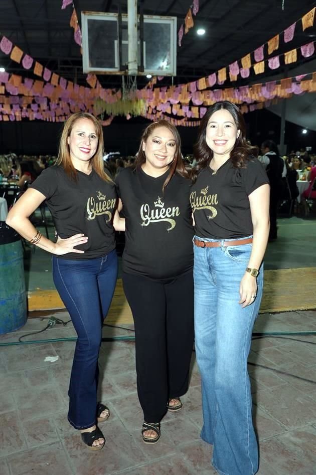 Nancy Peña, Jéssica Arriaga y Lorena Arias