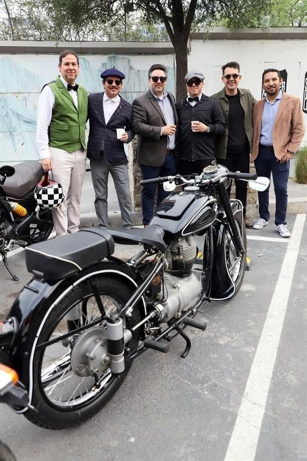 Diego Montemayor, Edgar Treviño, Daniel Ruiz, Carlos López, Sergio Téllez y Braulio Durán