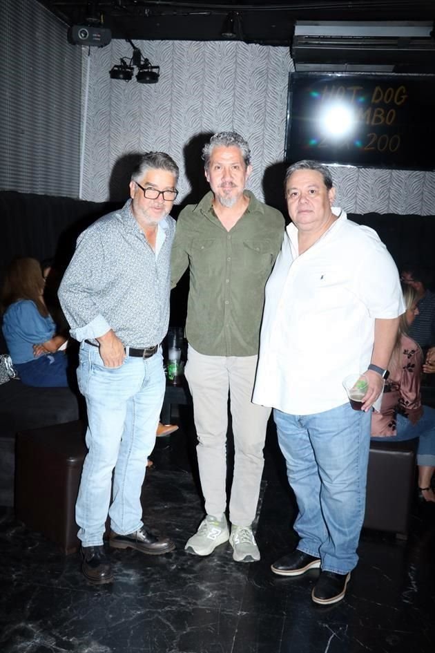 Rodolfo González, Armando Rangel y Macario Chapa