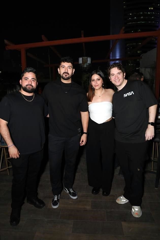 Alejandro Bueno, Pablo Navarro, Alejandra Amador y Luis Paeza