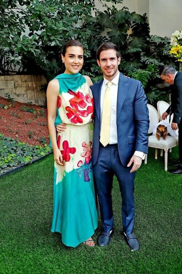Roberta Treviño y Adrián Garza