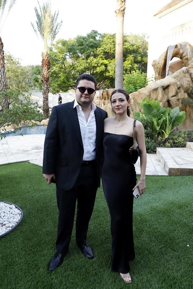 Roberto López y Clarissa Cañamar