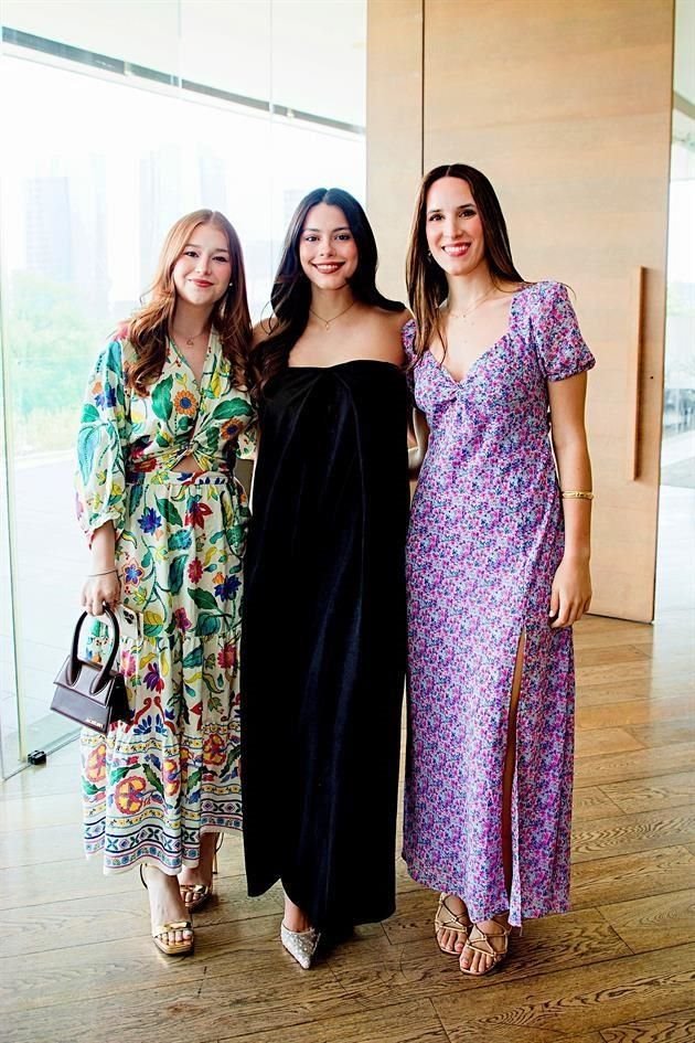 Daniela Garza, Paloma Serrato y Loreto Cantú