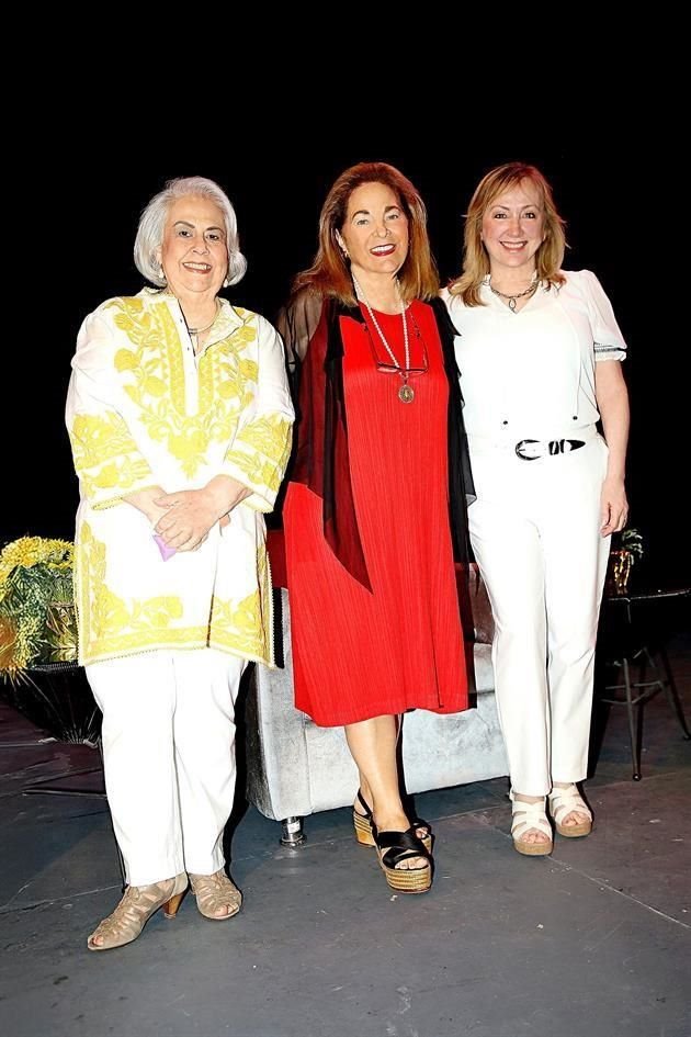 Liliana Melo de Sada, Blanca Melo de Sotomayor y Paulina Treviño de Morales