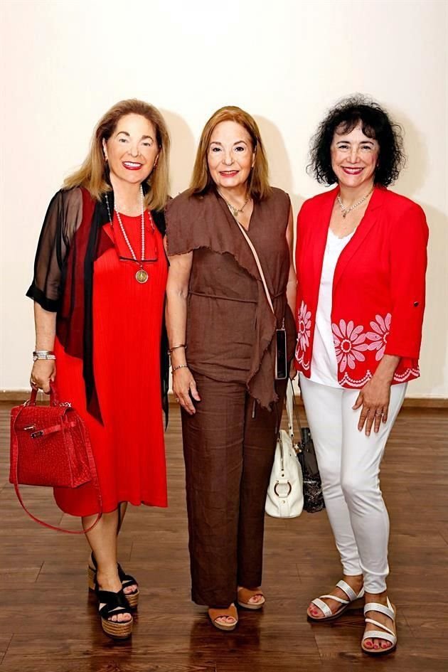 Liliana Melo de Sada, Blanca Melo de Sotomayor y Paulina Treviño de Morales