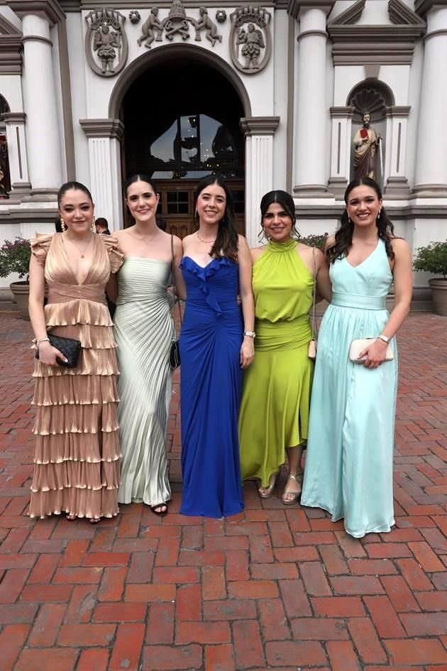 Domenika Caballos, Marcel Giesemann, Mónica Turner, María Siman y Adriana Bodewig
