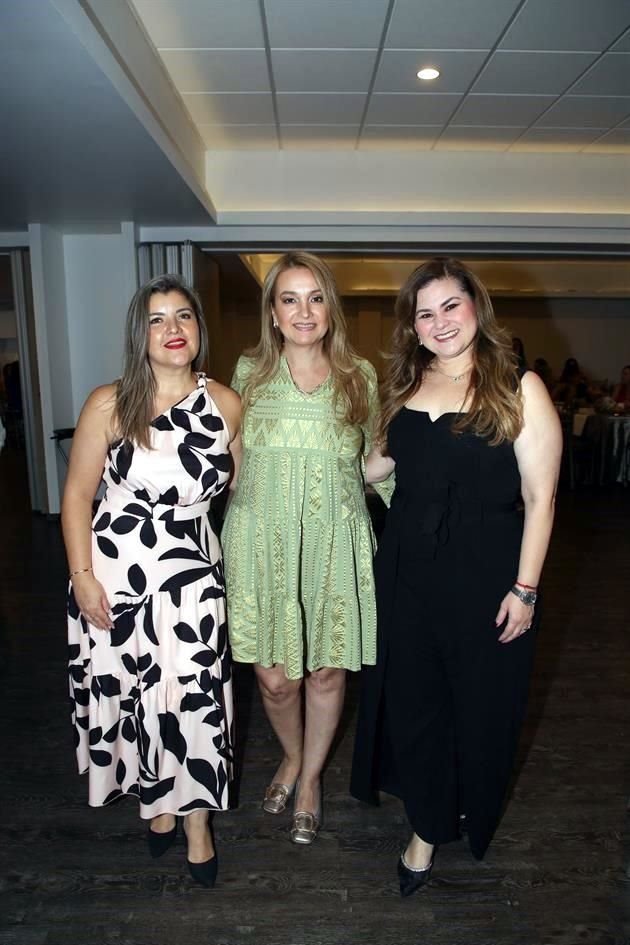 Anarik González, Edith Ruiz y Mimi Garza