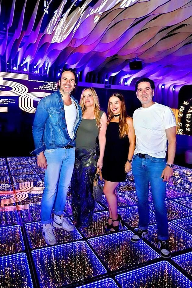 Lenin Zazueta, Cecy Moyeda, Laura Villarreal y Andrés Guerra