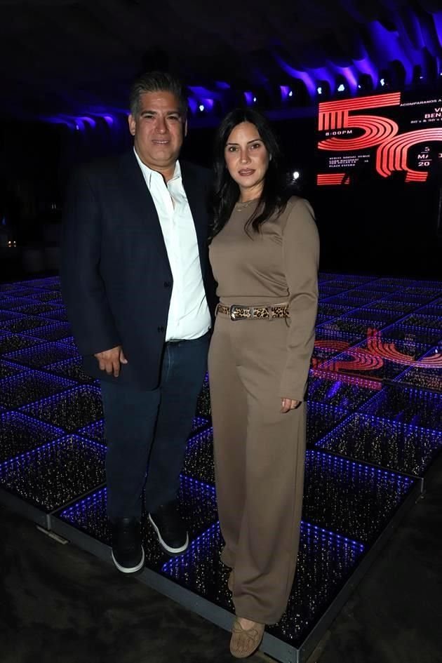 César Garza y Tania Gánem de Garza