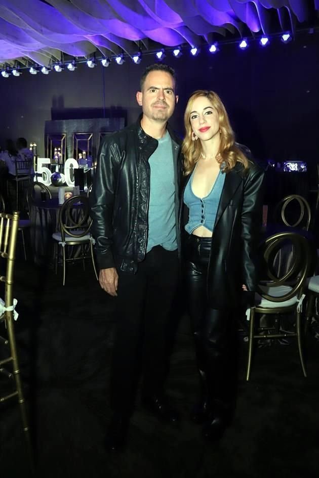 Gabriel Velarde y Andrea Gutiérrez
