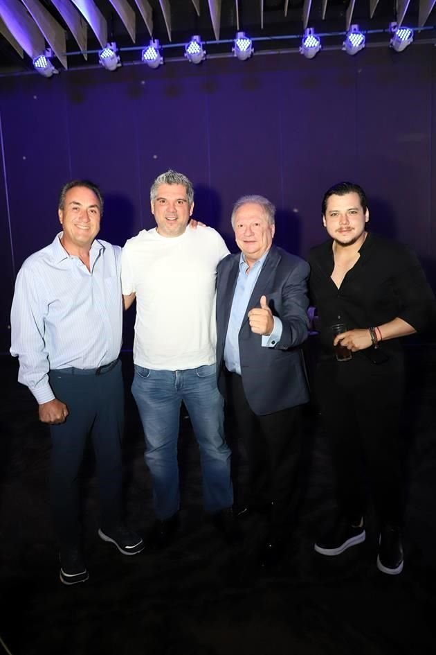 Ignacio Saldaña, Lalo Treviño, Jorge Lozano y Héctor Rodríguez