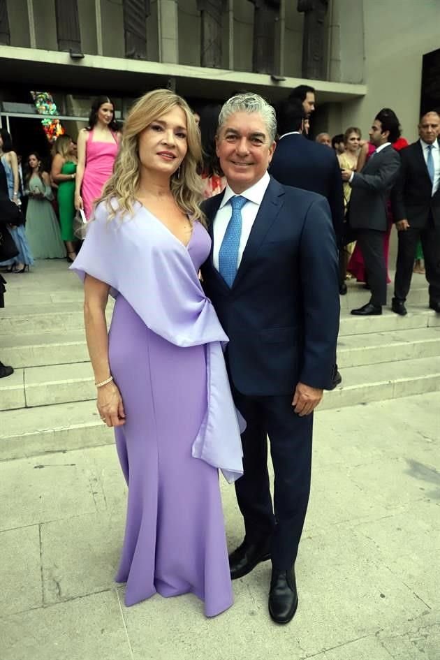 Claudia de Villarreal y Rubén Villarreal