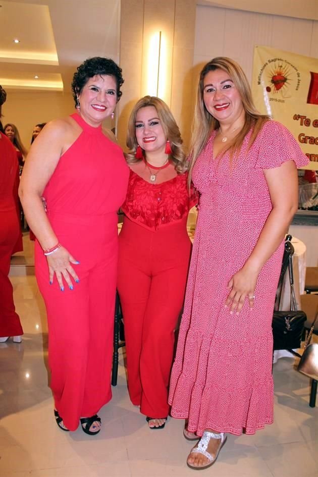 Paty Antúnez de Dávila, Jacqueline Treviño y Oralia Huerta