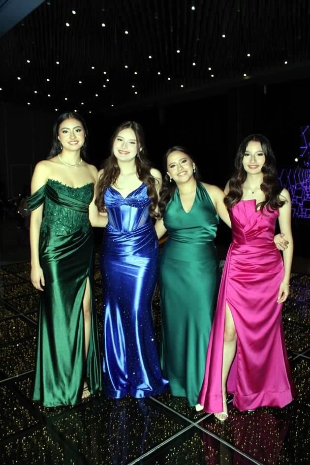 Danna Sandoval, Alejandra García, Jimena Esquivel y Nataly Hernández