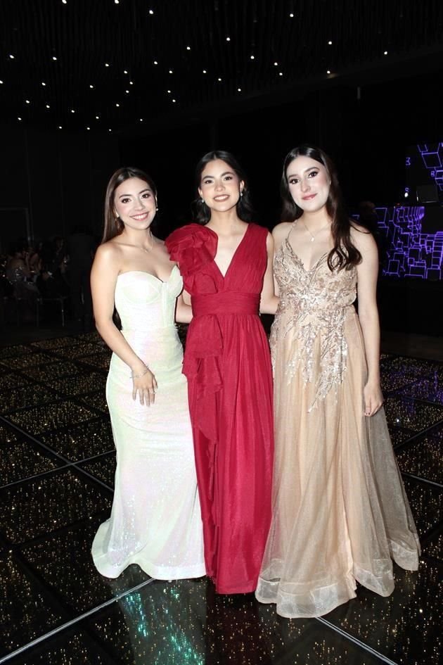 Jéssica Sandoval, Nicole López y Lydia Treviño