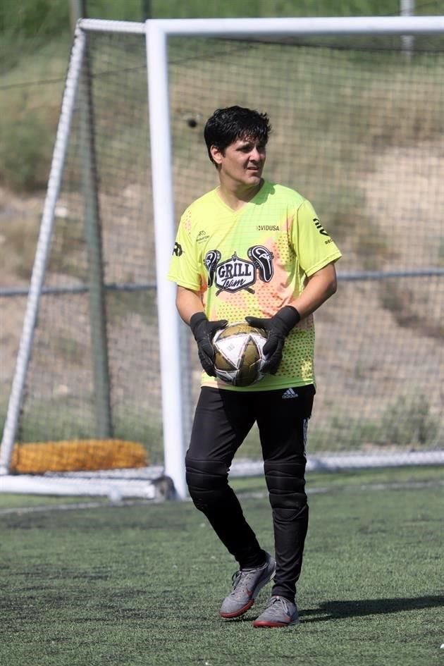 Juan Carlos Treviño, portero del equipo Eagles (ASFM)