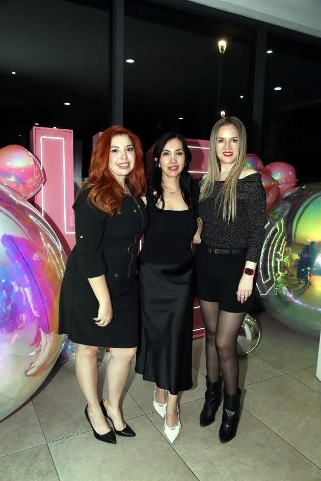 Érika Martínez, María Magaña y Brenda Fabela