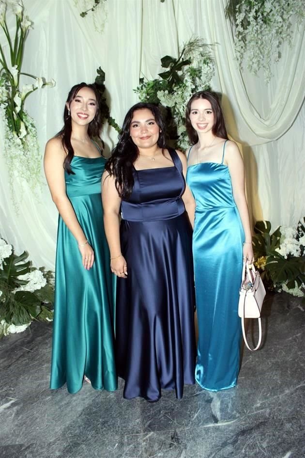 Paulina Villarreal Garza, Ángela García García y Heidy Paloma Martínez
