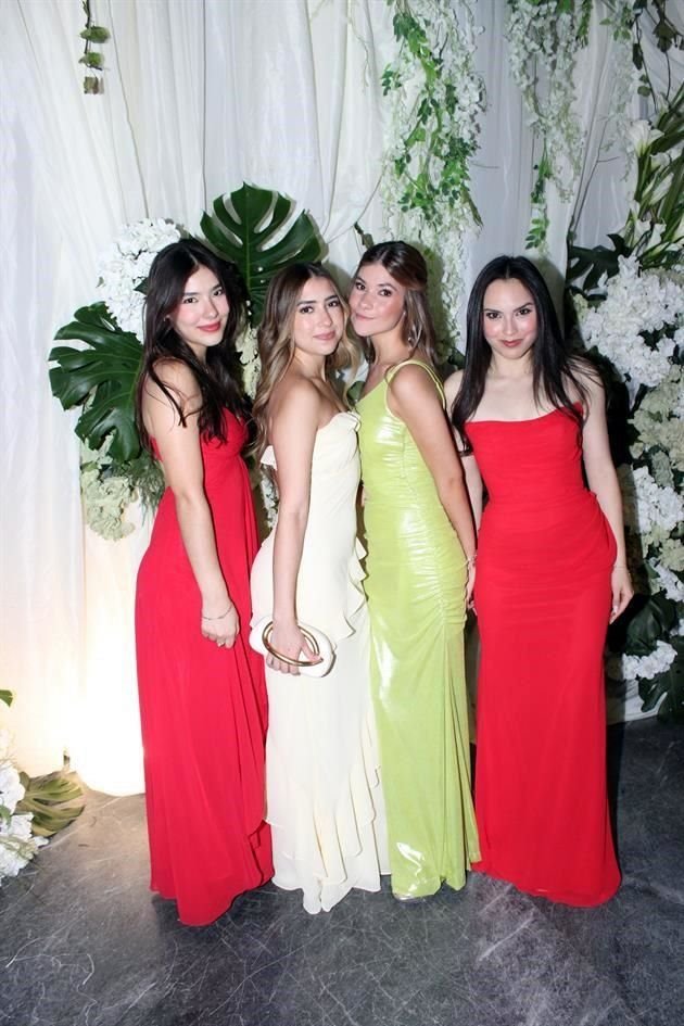 Fernanda Cantú, Ivanna Treviño, Marifer Elizondo y Eugenia Zavala