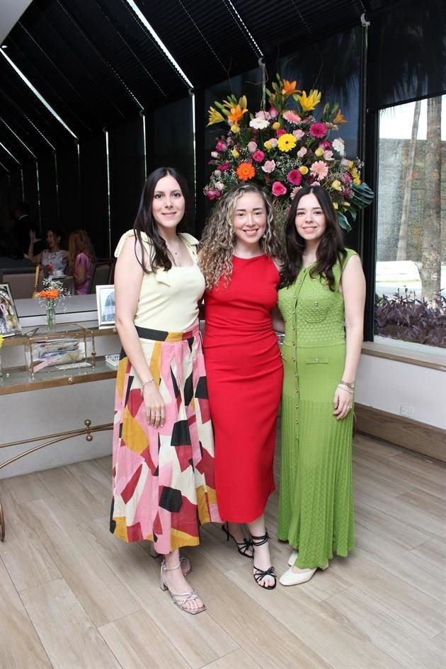 Renata Morales, Priscila García y Alba Lomas