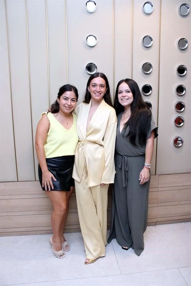 Sofía González, Yessica Rodríguez y Gabriela Martínez